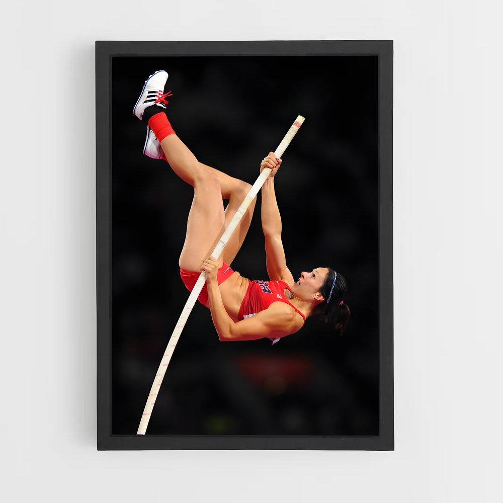 Poster Jennifer suhr – affiche Athlétisme (vue 2)